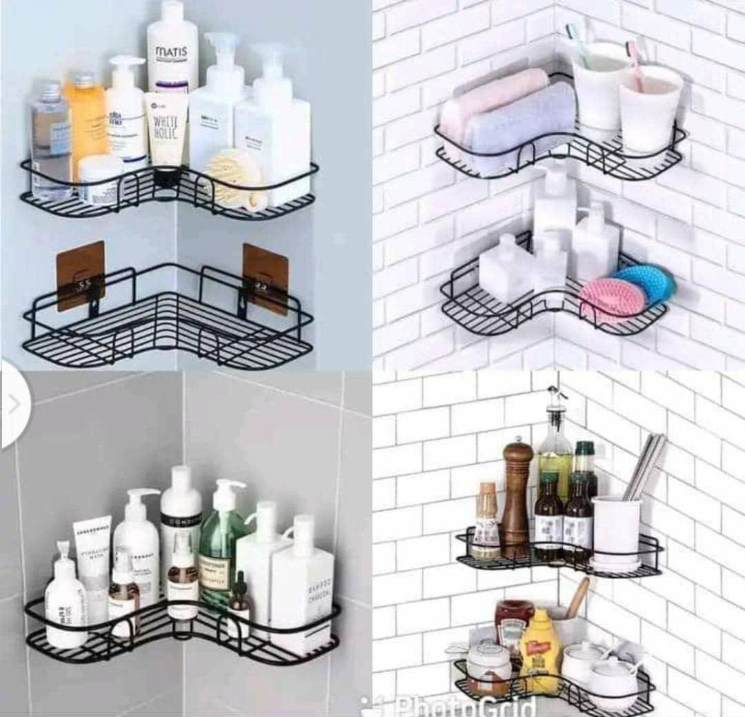 Bathroom corner rack