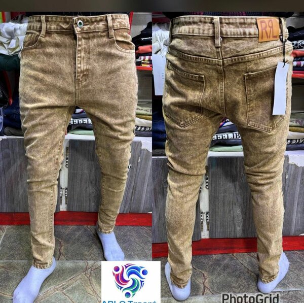 Jeans slim fit hommes mode