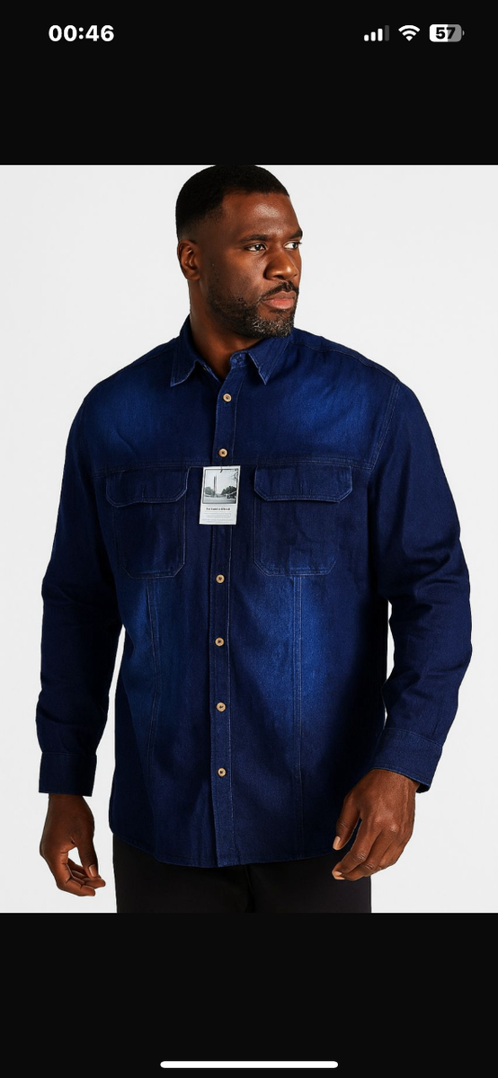 Chemise en jean pour homme