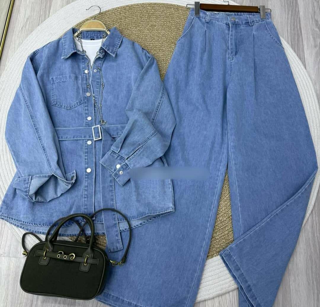 Джинсовые двойки. С юбкой и с брюками.