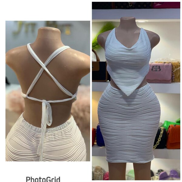 Sexy ladies white dresses