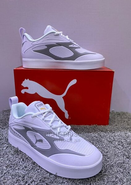 Baskets, Puma, blanc-gris