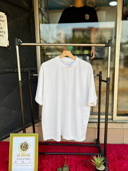 T-shirt blanc unisexe