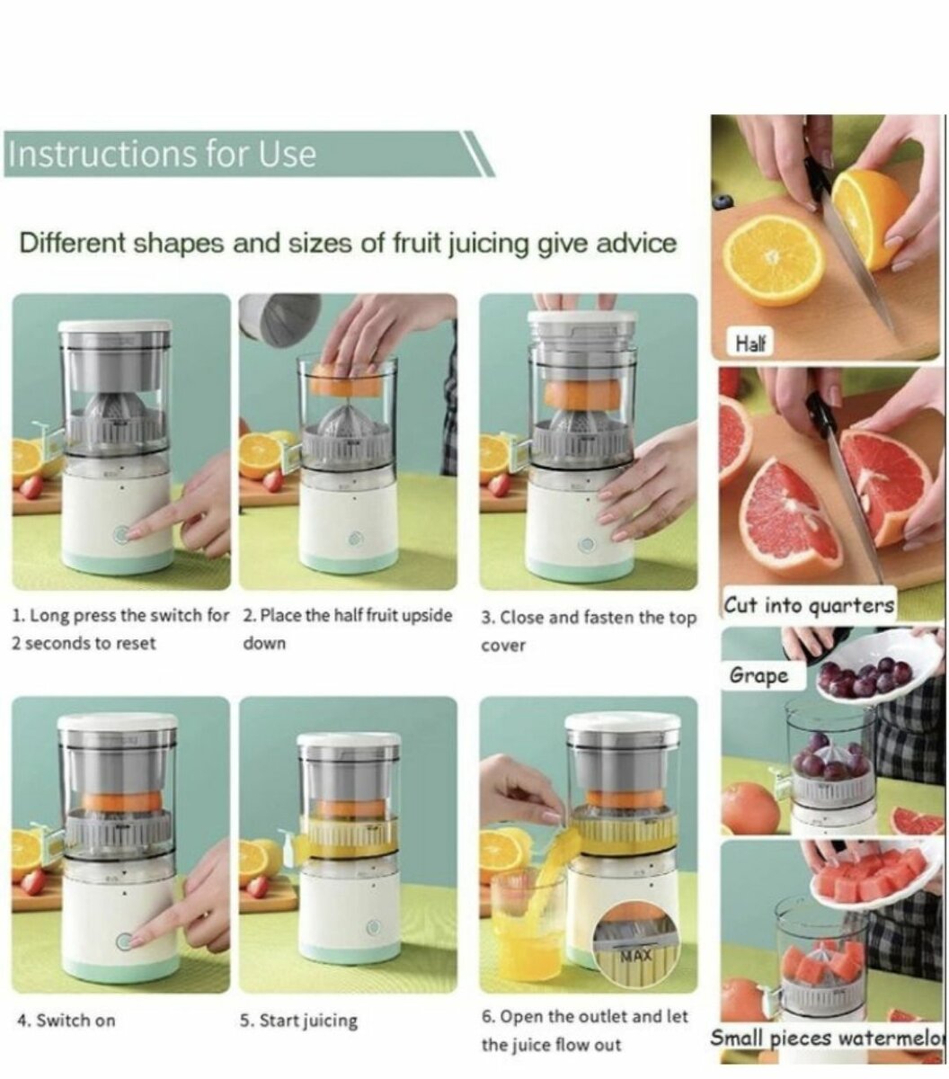 Portable Électronique Citrus Juicer