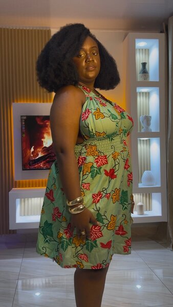Robe d'été à motifs floraux