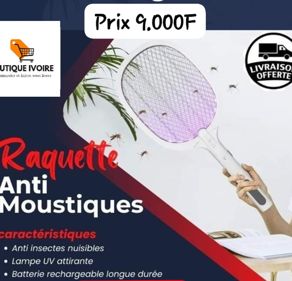 PROMO RAQUETTE ANTI INSECTES