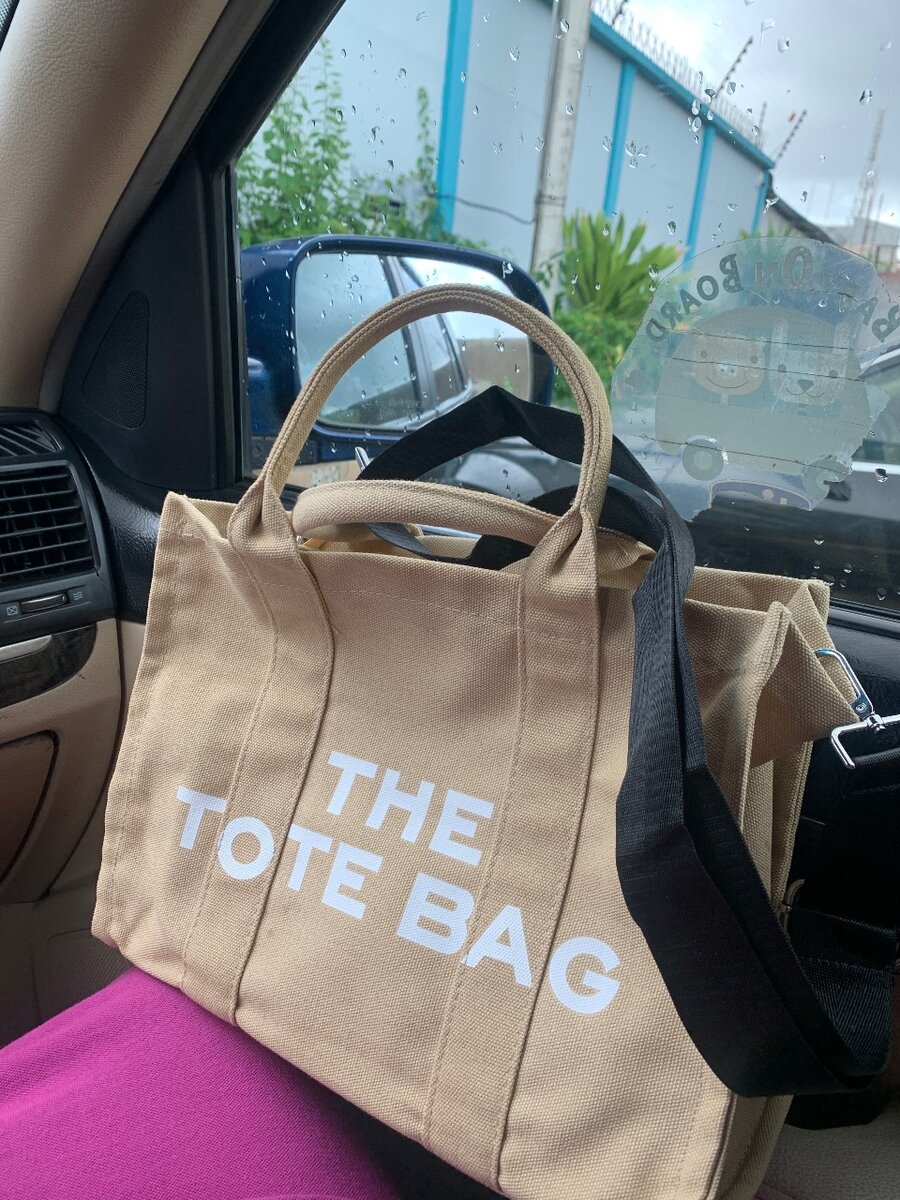 Sac fourre-tout en toile tendance