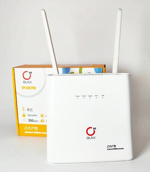 OLAX CPE AX9 PRO UNIVERSAL ROUTER Advanced 300Mbps smartbox