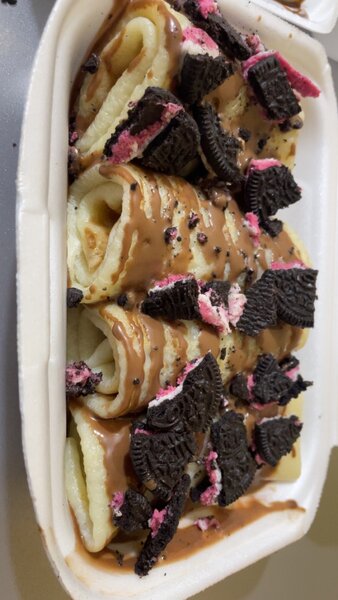 Crêpes nutella oréo