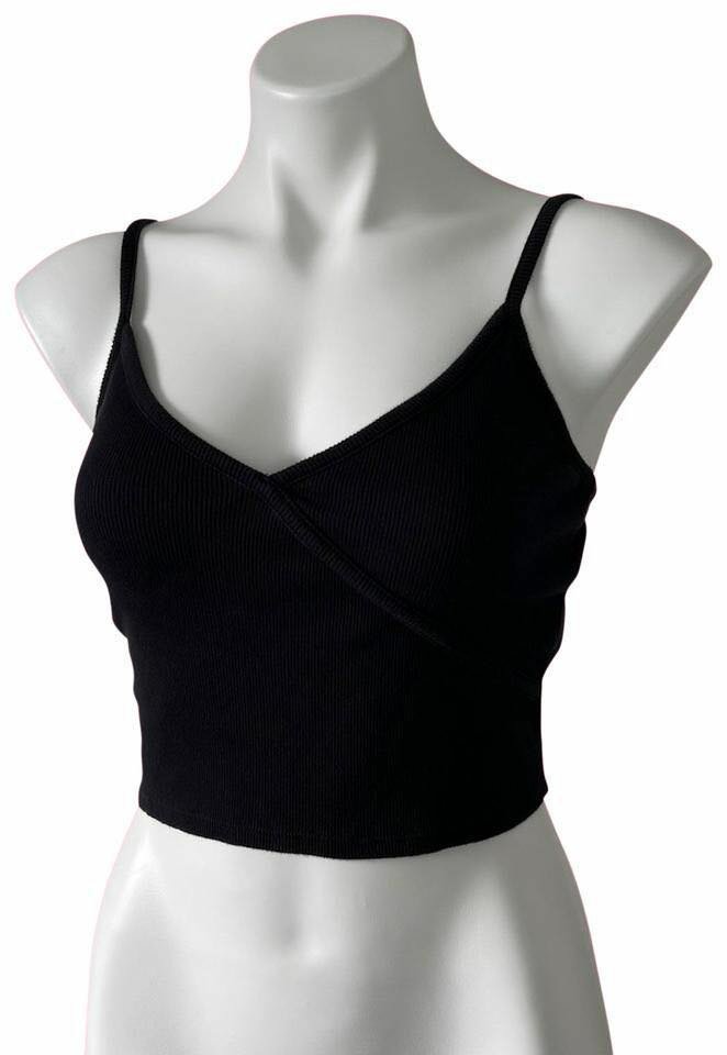 Top court noir pour femme