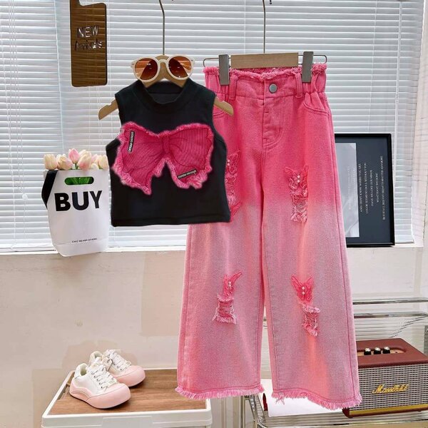 Ensemble Mode Enfant Rose