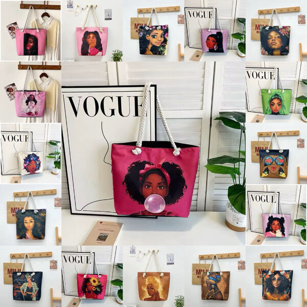 Sac cabas illustré artistique