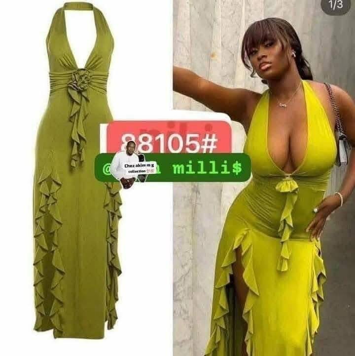 Robe élégante dos nu soirée