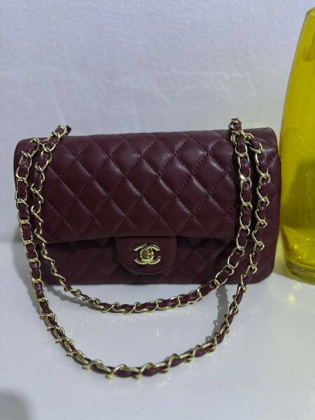 Sac à main luxe chaîne dorée