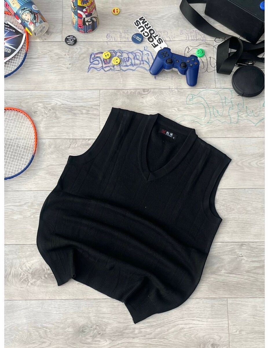 Pull sans manches décontracté