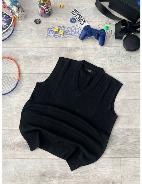 Pull sans manches décontracté