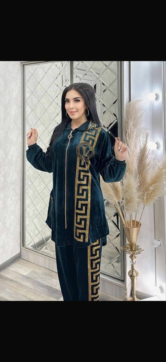 Туника с юбкой и штанами