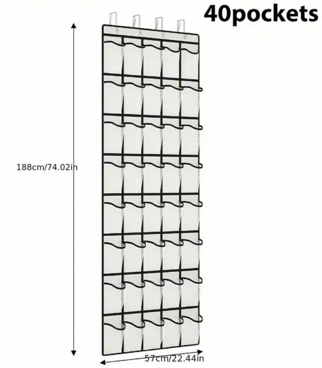 Organisateur mural 40 poches