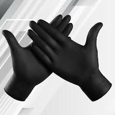 Gants en nitrile noirs