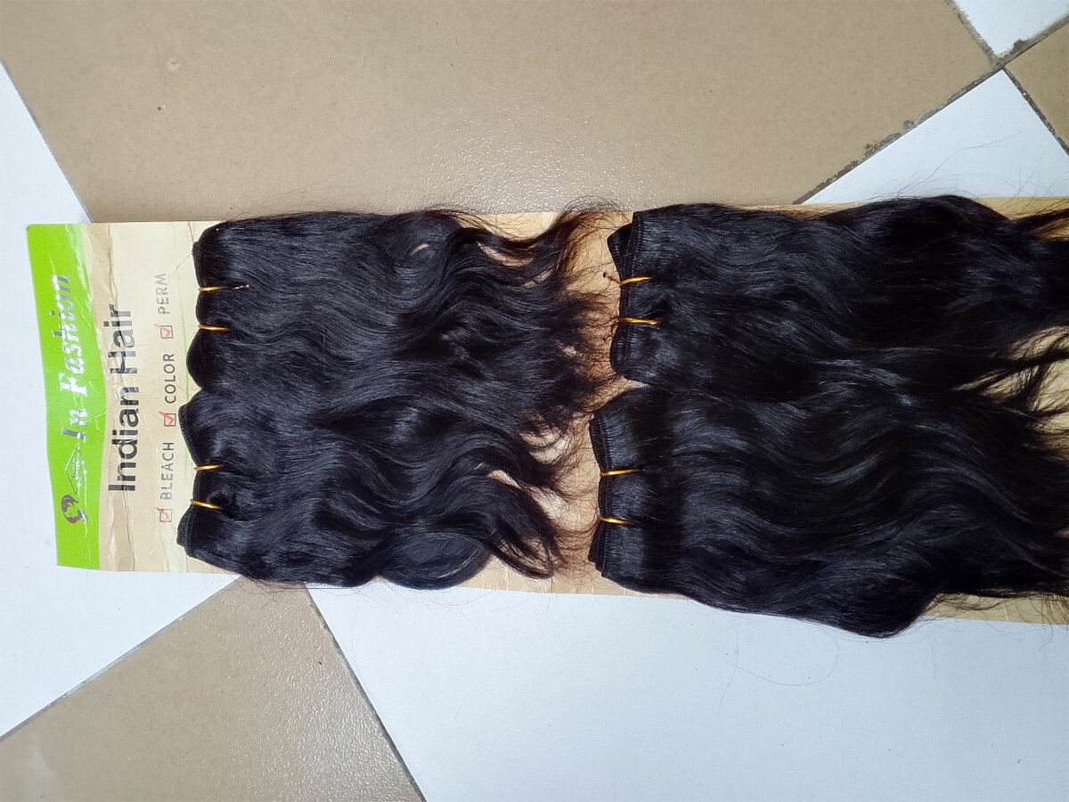 Cheveux Indiens Ondulés Naturels