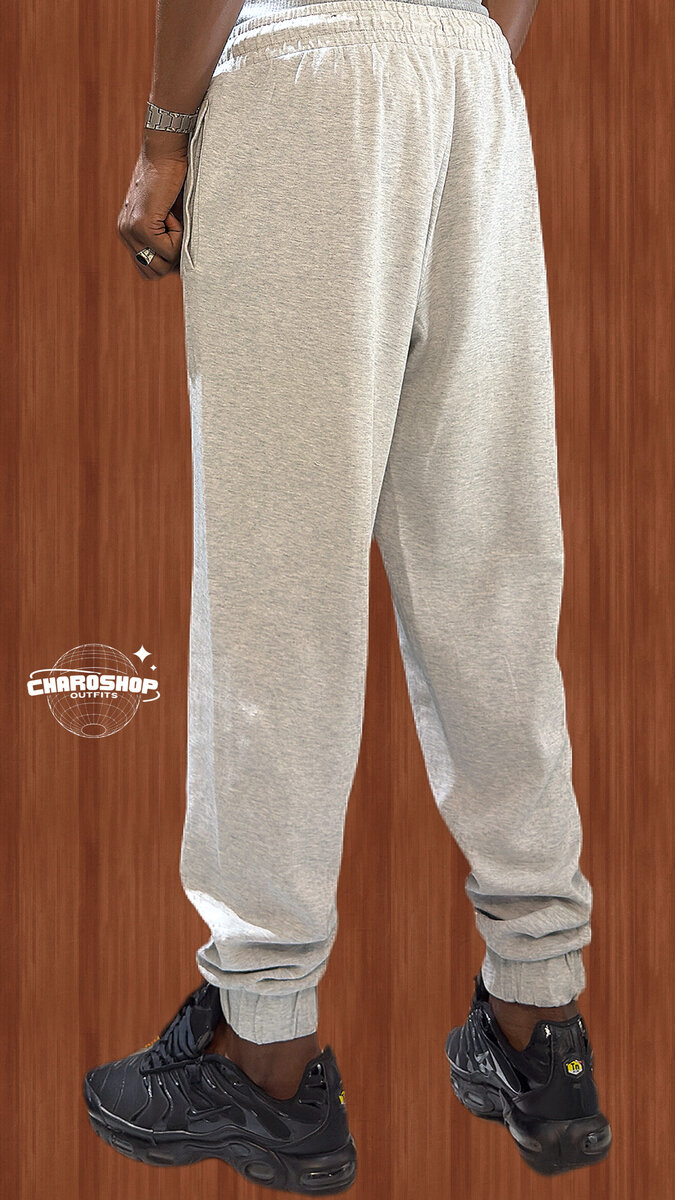 Pantalon de jogging gris homme