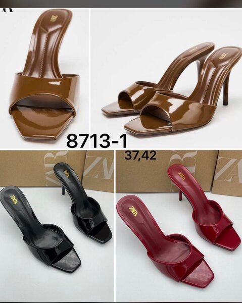 Mules à talons élégantes