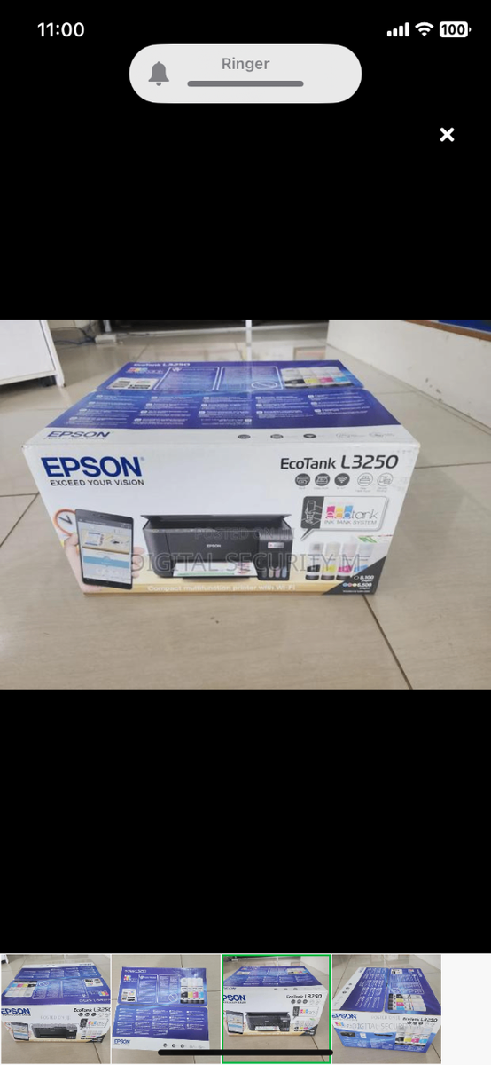 Epson Ecotank L3250 printer