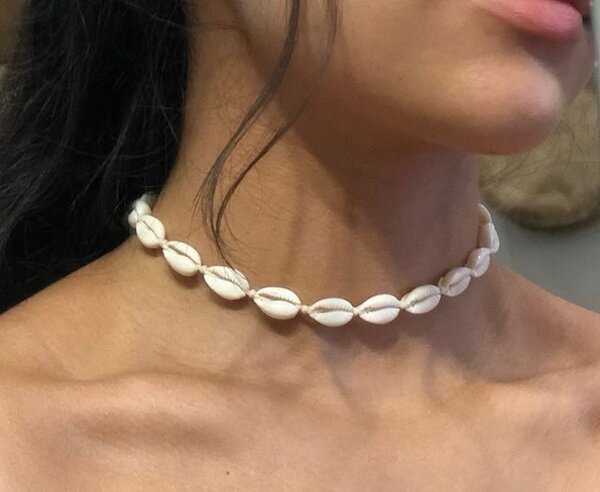 Collier coquillage tendance