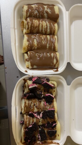 Crêpes nutella oréo