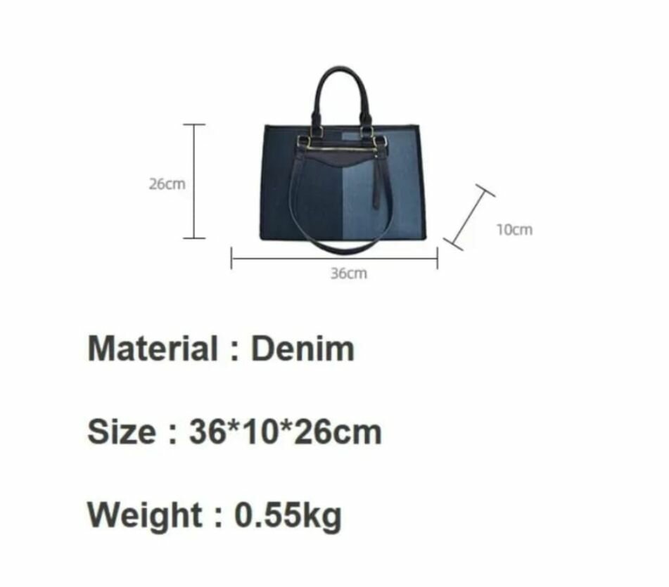 Sac à main en denim élégant