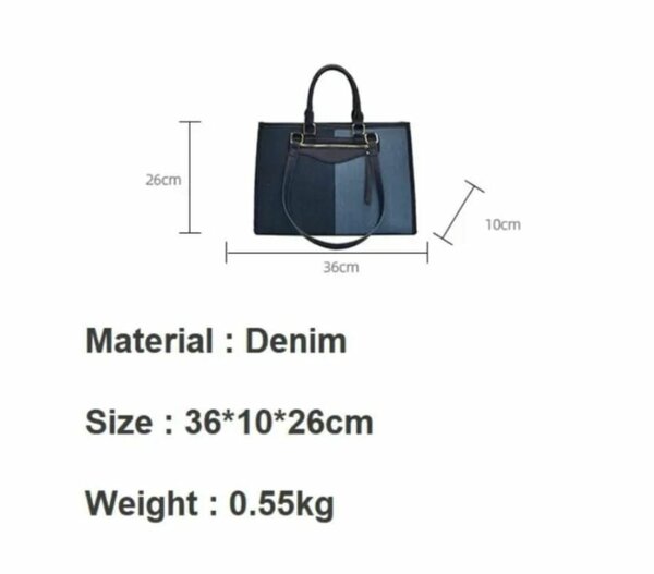 Sac à main en denim élégant