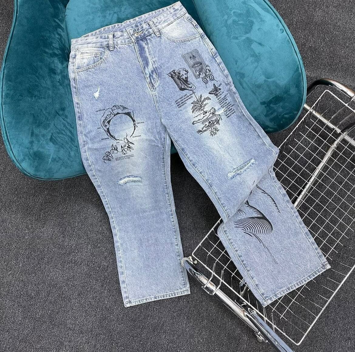 Jean Mom Art Décontracté