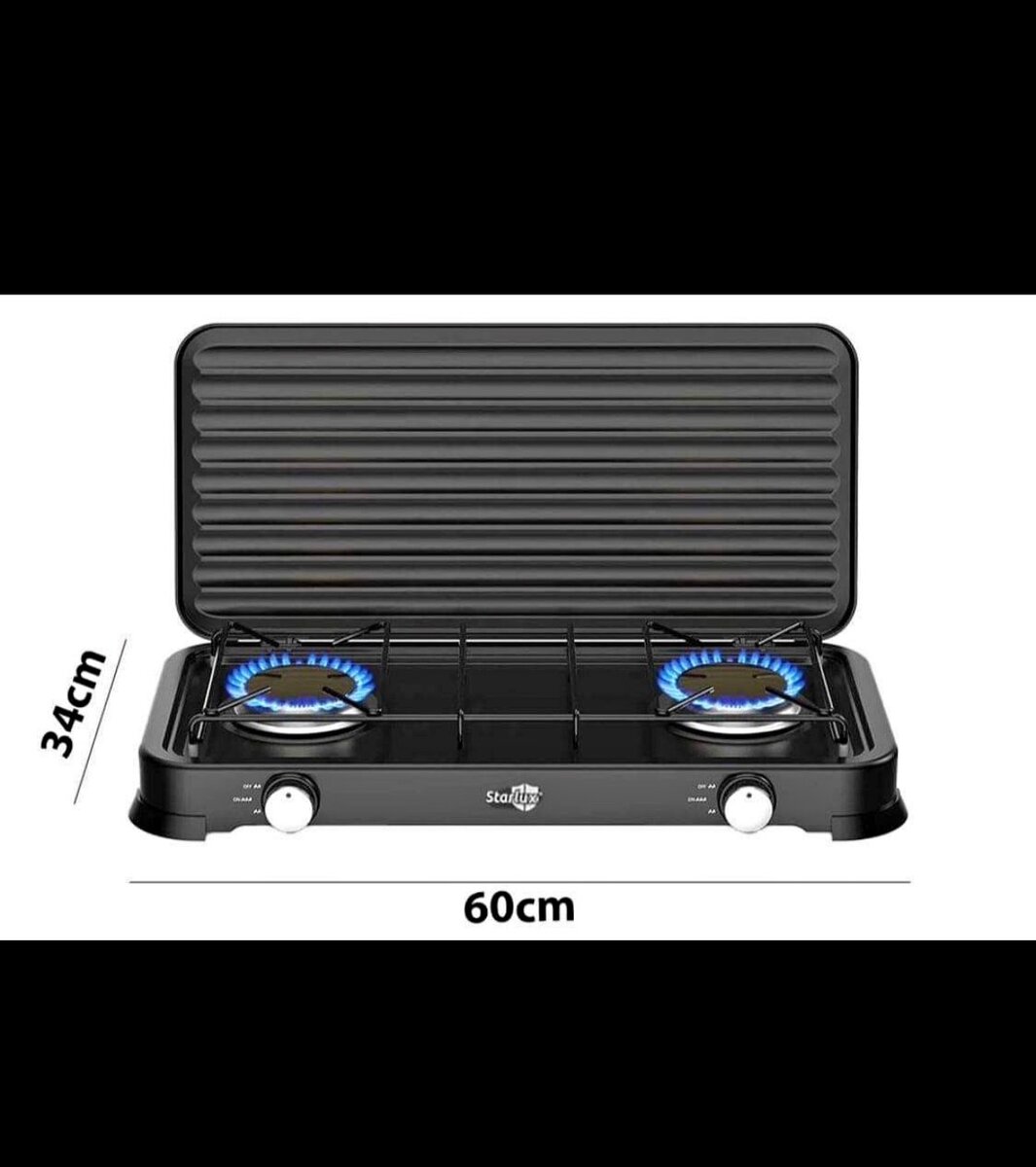 Starlux 2 Burner Table to Gas Stove