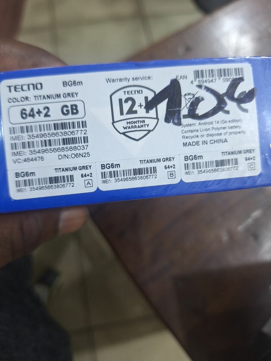 Tecno POP 10c 64GB Smartphone