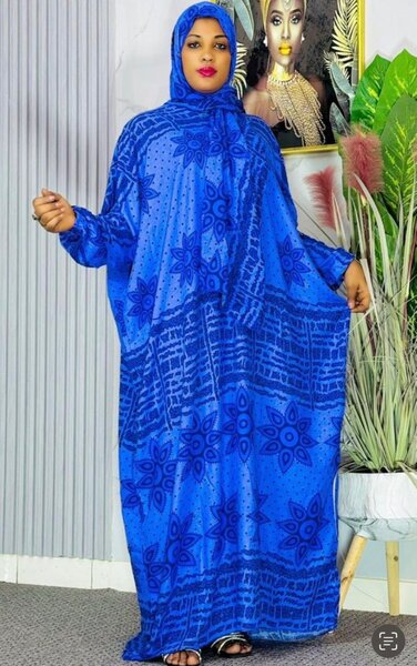 Caftan en Wax Coloré