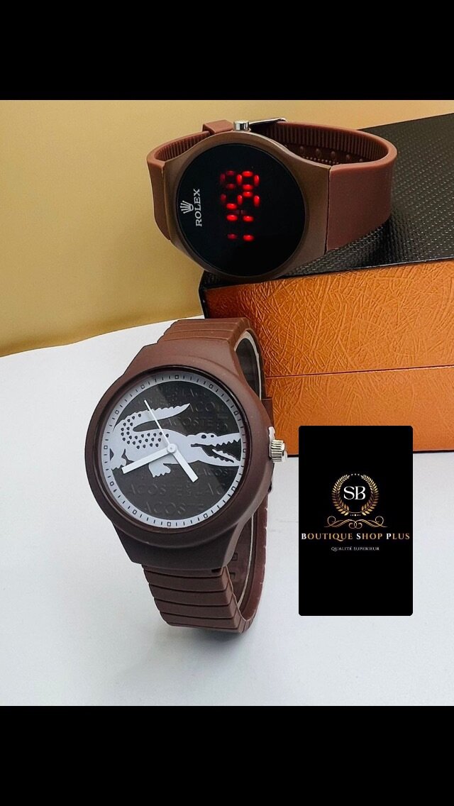 Complet montre Lacoste montre Lacoste plus sont bracelet