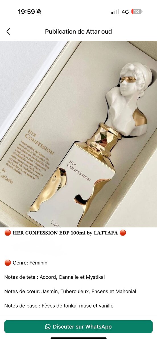 Parfum Her Confession 100ml
