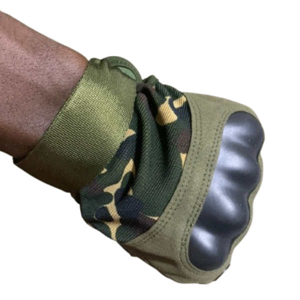 Quality Leather Camouflage Hand Gloves For Gym, Military