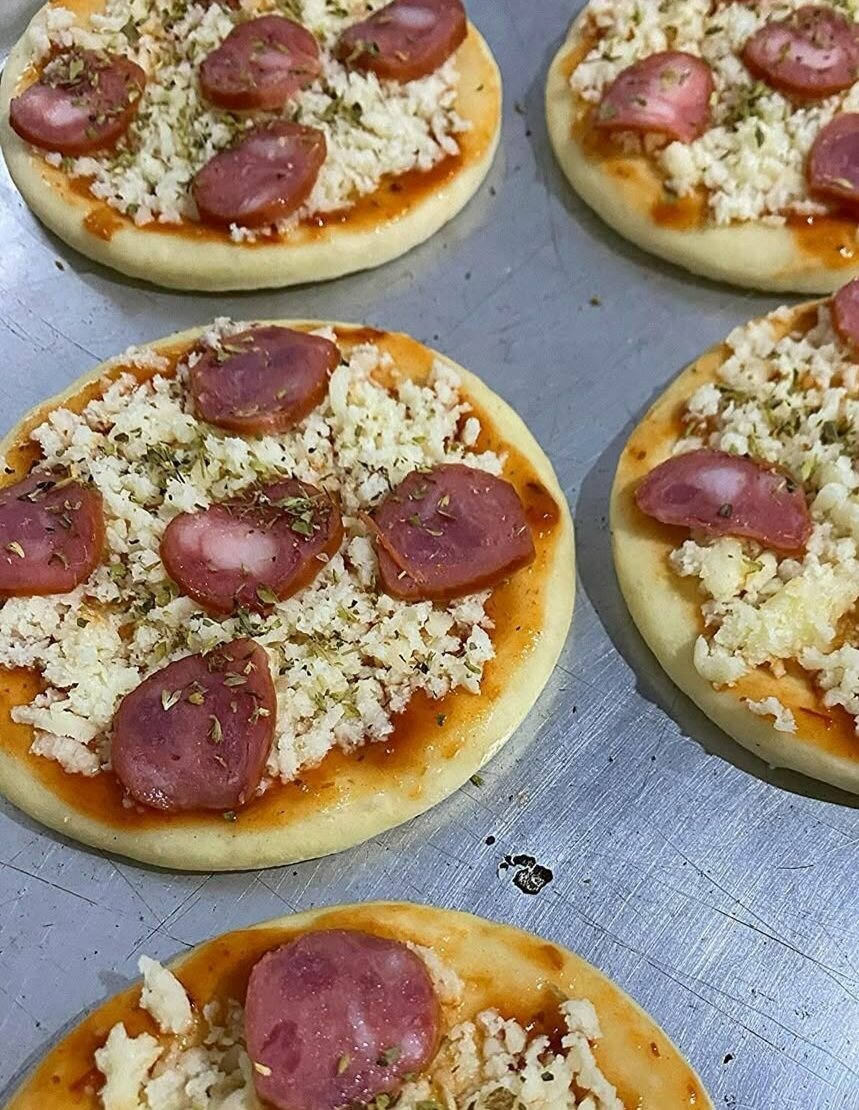 Mini-pizza poulet