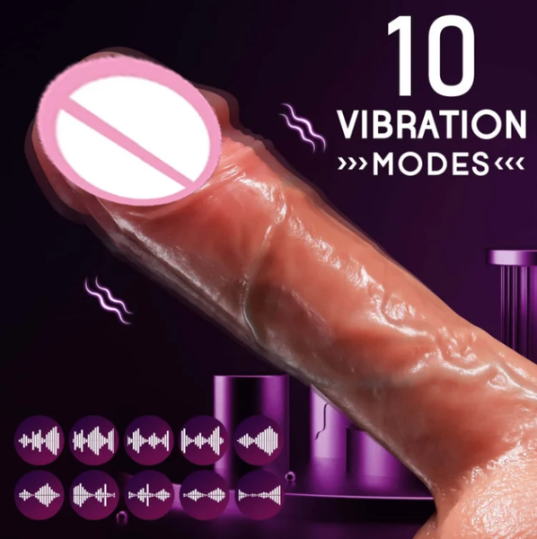 Vibromasseur réaliste 10 modes