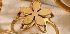 Bague en or tendance