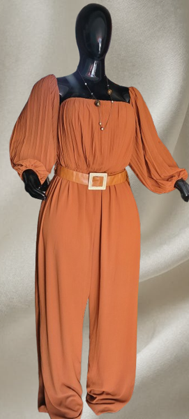 Combinaison Épaule Nue Élégante