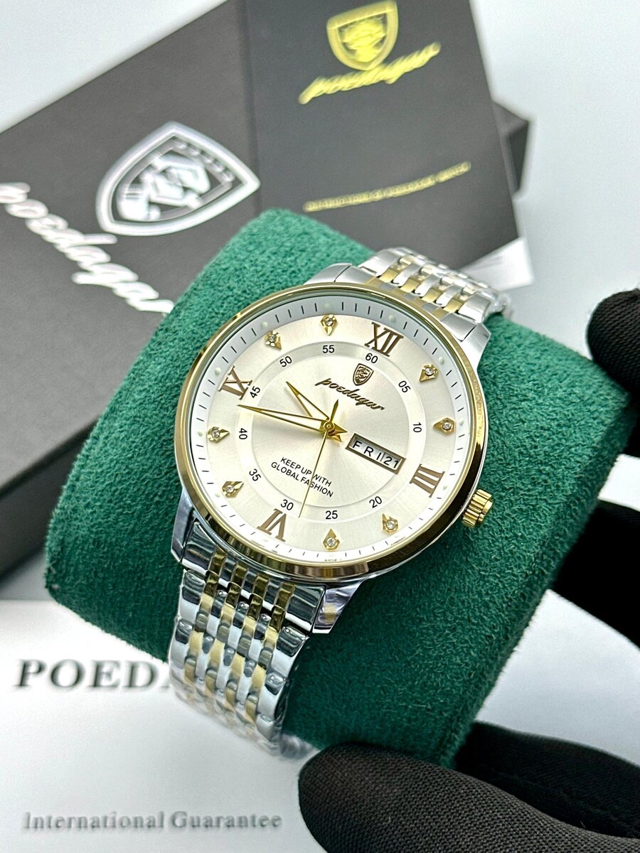 Montre homme élégante acier