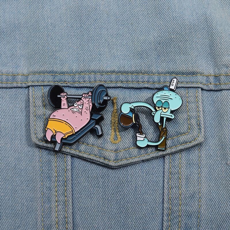 Металлический значок, брошь на сумку, одежду