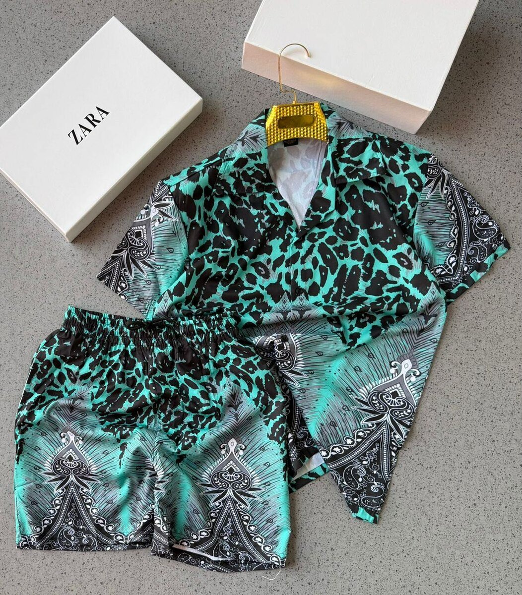 Vintage Shirt Top and Down Shorts