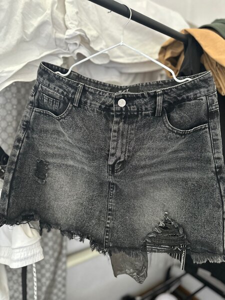 Юбка шорты джинсовые