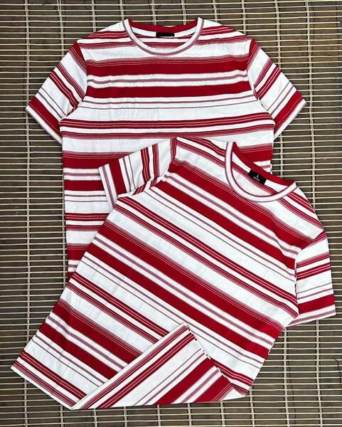 T- shirt a rayure coton