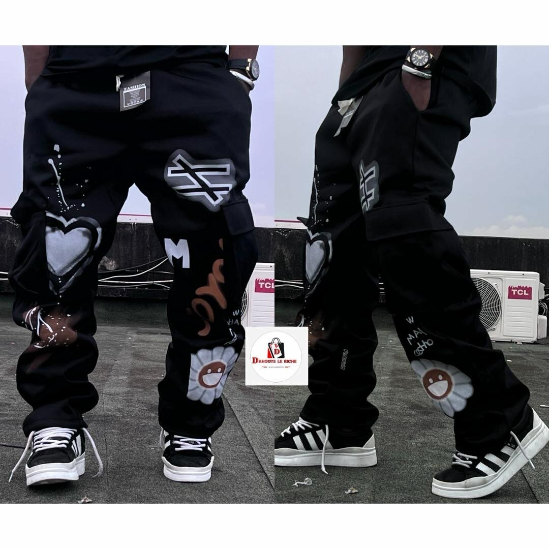 Pantalon cargo street art homme