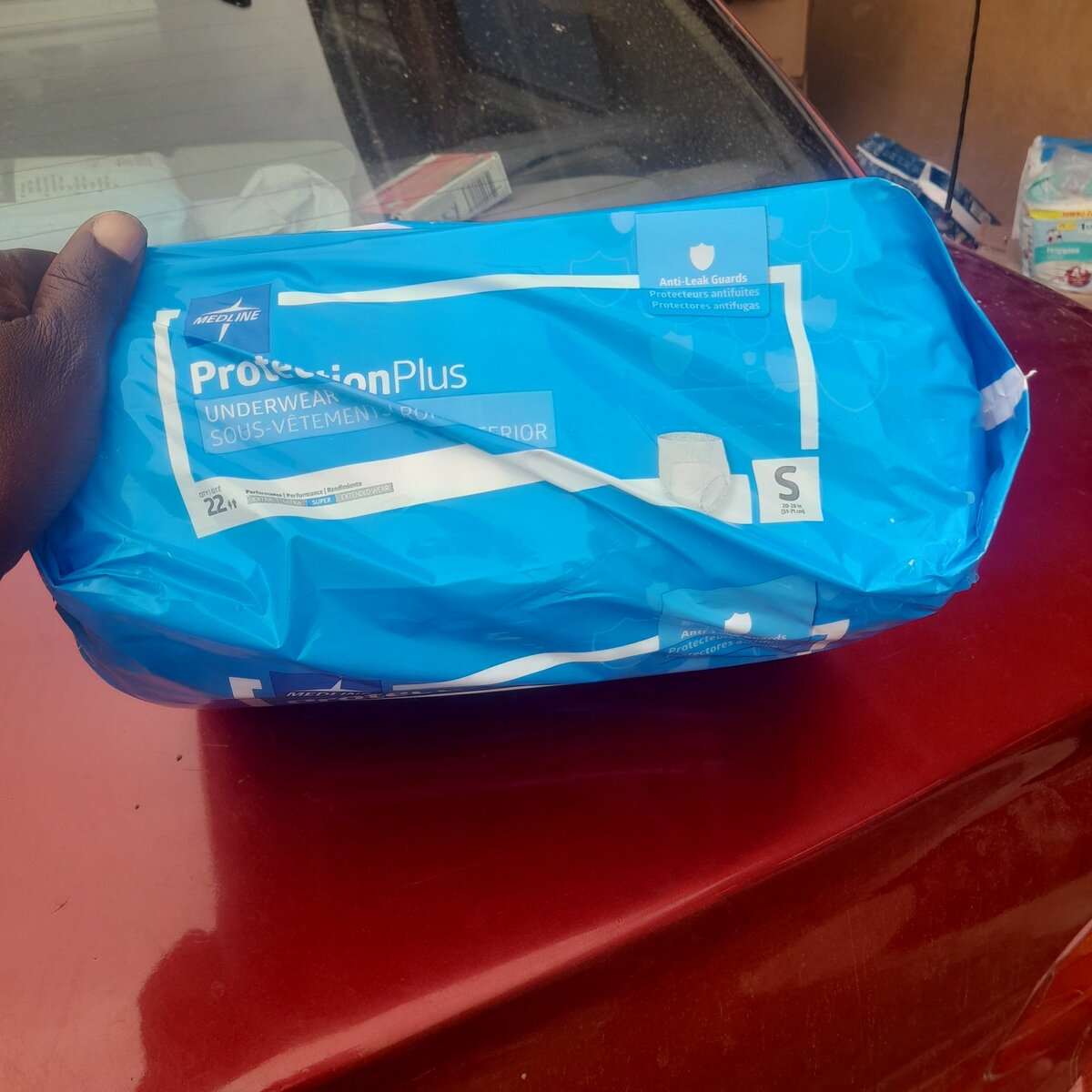 Medline Protection Plus Classic Protective Underwear, S, 22