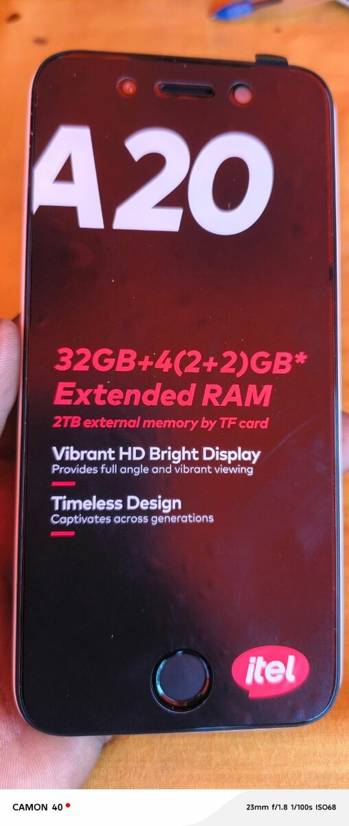 Smartphone Itel A20 32GB RAM